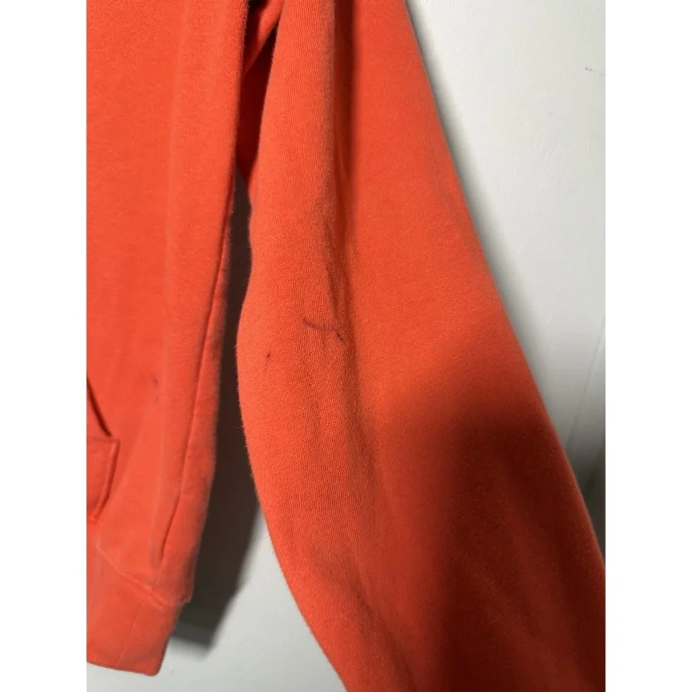 The North Face Hoodie Men's S Orange Never Stop Exploring Back Graphic Pullover